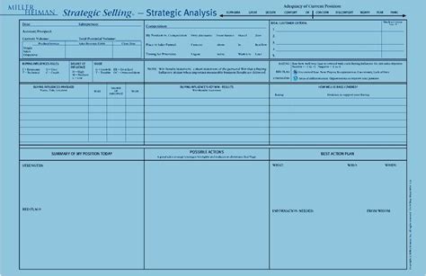 Extensive planning for important sales meetings is imperative; a <b>blue</b> <b>sheet</b> will give preparation the structure it needs. . Miller heiman blue sheet